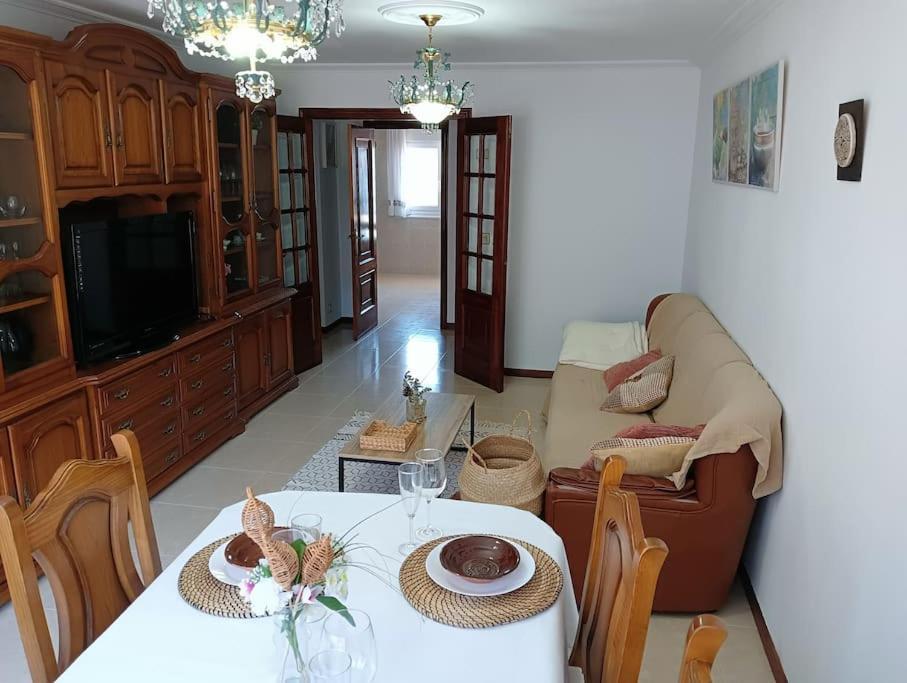 Piso A Capela Con Vistas Al Mar Appartement Finisterre Buitenkant foto